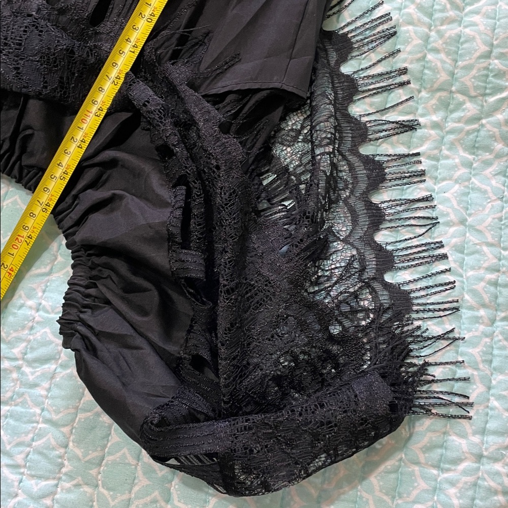 traditional off the shoulder fringe lace adelita dress - Picture 7 of 7